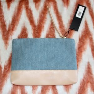 NWT Banana Republic Denim Small Pouch